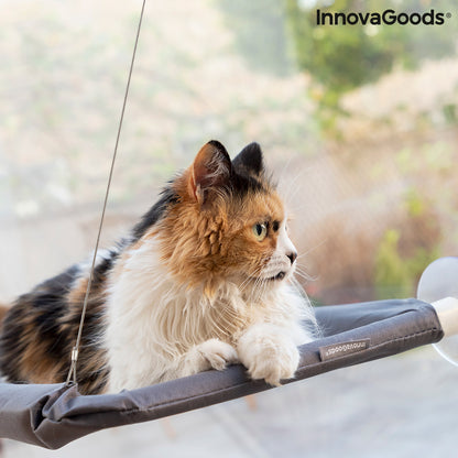 Hanging Cat Hammock - Cozy Window Lounger
