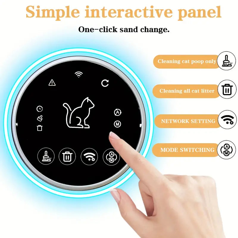 Self-Cleaning Cat Litter Box – Upgraded Automatic Litter